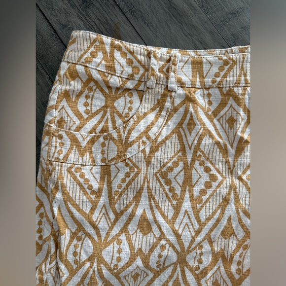 Anthropologie | Elevenses Tiled Tide Shorts, size 10. - Picture 4 of 11